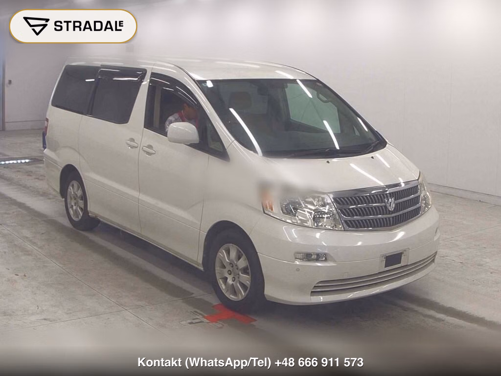 TOYOTA ALPHARD G AX TRESOR ALCANTARA VERSION 2005, aukcja z Japonii, zdjęcie 1