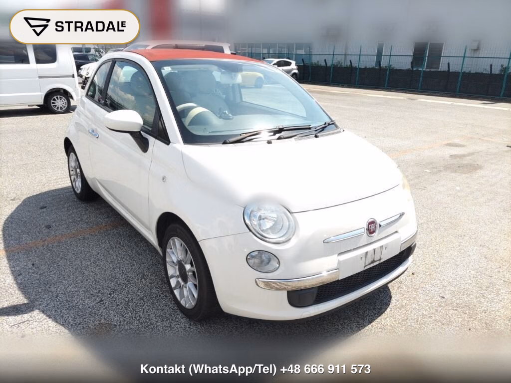 FIAT 500C 2011, aukcja z Japonii, zdjęcie 1