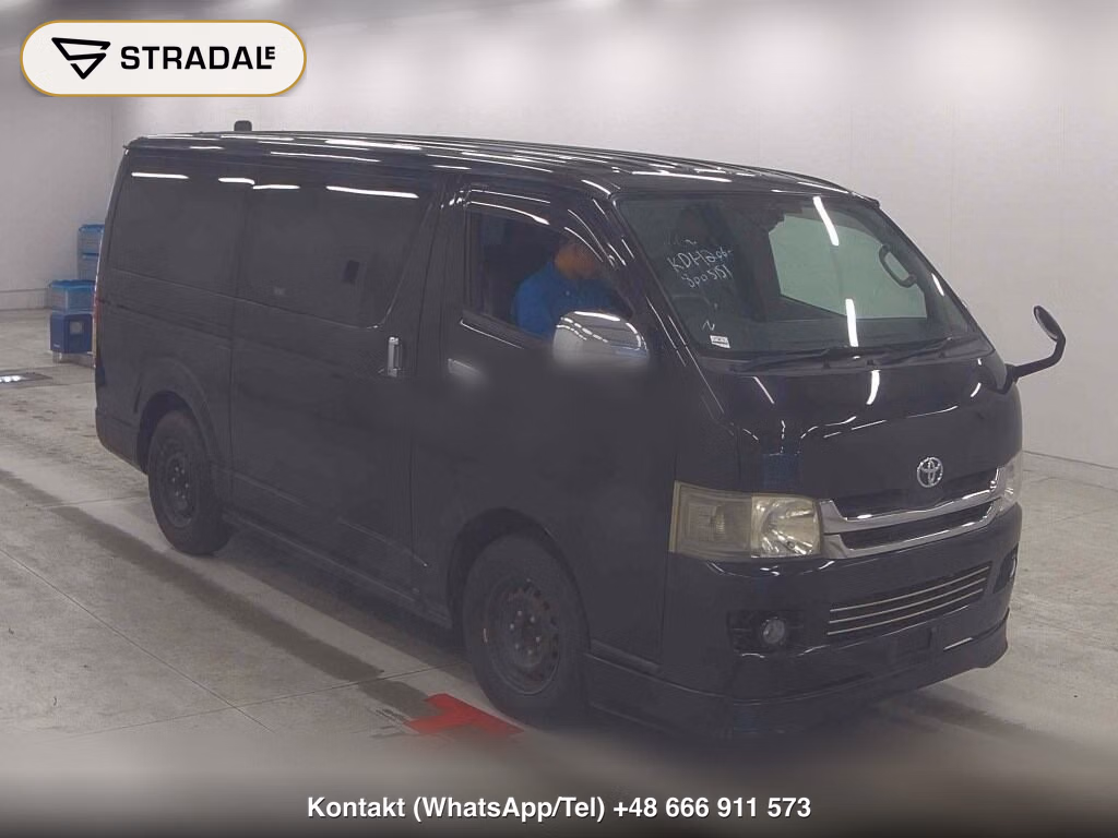 TOYOTA HIACE VAN 5D 4WD LONG SUPER GL 2008, aukcja z Japonii, zdjęcie 1