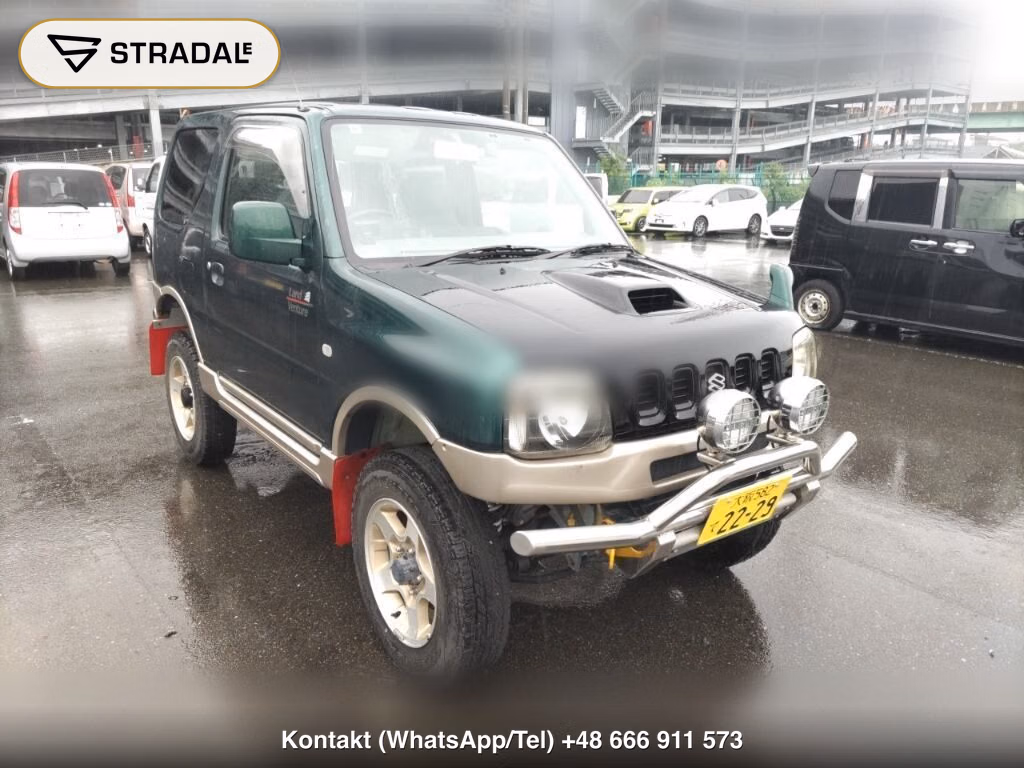 SUZUKI JIMNY 3D 4WD 2001, aukcja z Japonii, zdjęcie 1