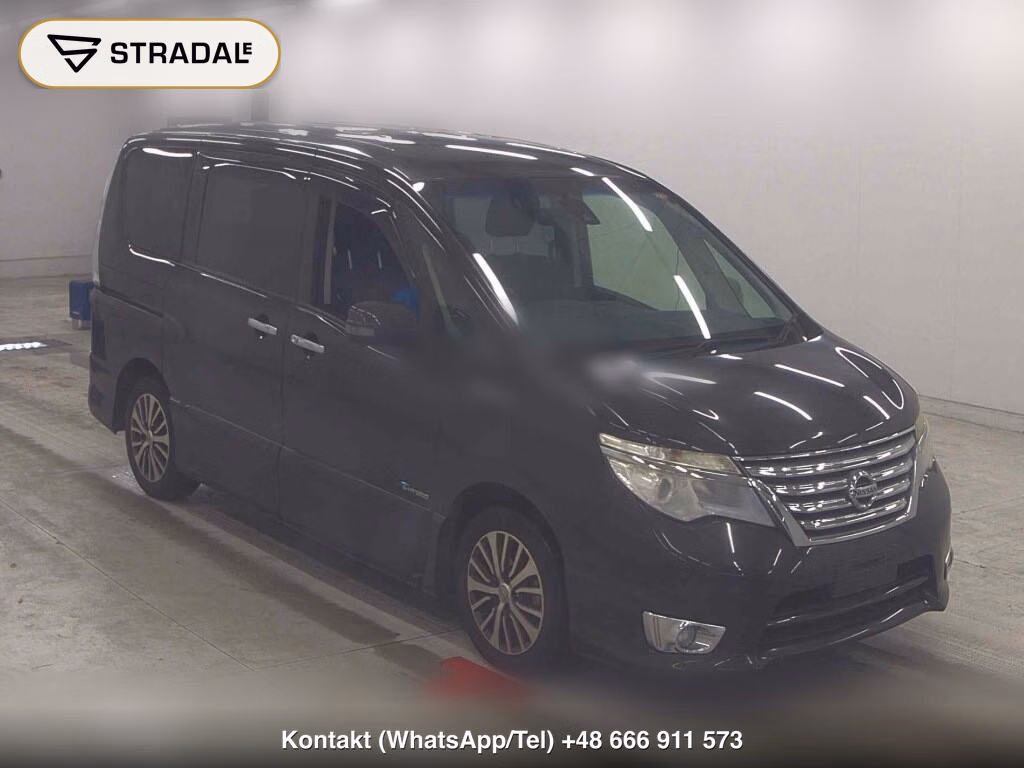 NISSAN SERENA 5D HIGHWAY STAR S-HYBRID ADVANCED SAFETY PA 2014, aukcja z Japonii, zdjęcie 1