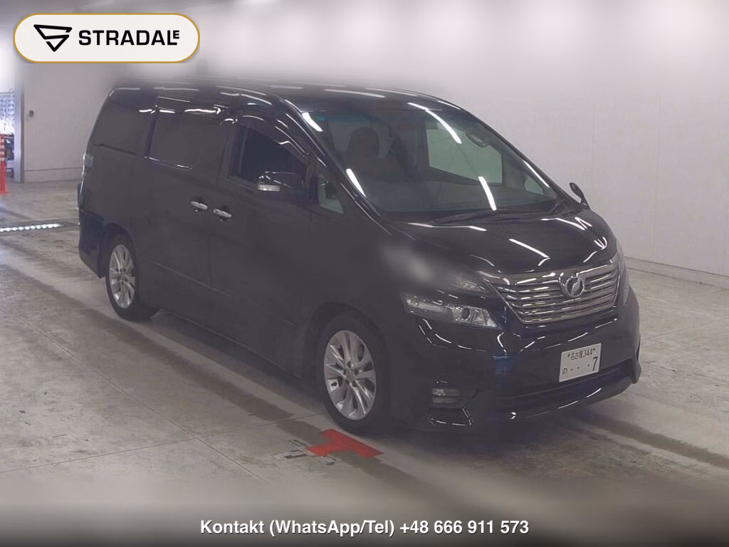TOYOTA VELLFIRE 2.4Z 2010, aukcja z Japonii, zdjęcie 1