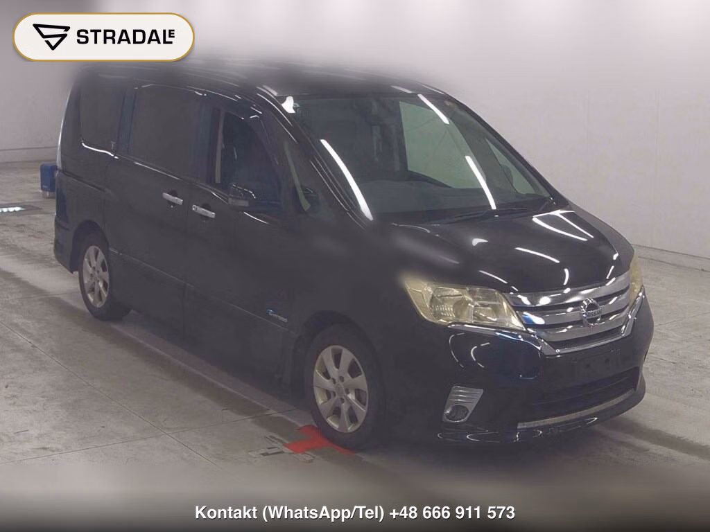 NISSAN SERENA 5D HIGHWAY STAR S-HYBRID V SELECTION 2013, aukcja z Japonii, zdjęcie 1
