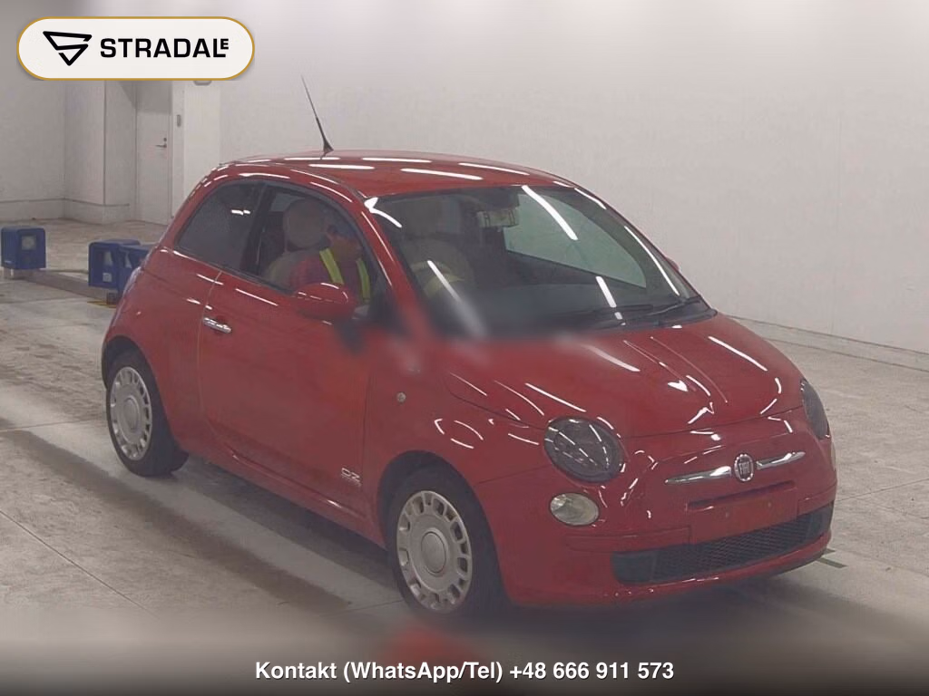 FIAT 500 1.4 16V LOUNGE 2008, aukcja z Japonii, zdjęcie 1