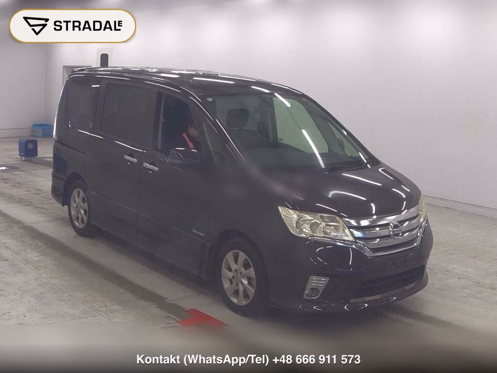 NISSAN SERENA 5D HIGHWAY STAR S-HYBRID 2012, aukcja z Japonii, zdjęcie 1