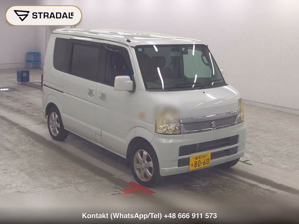 SUZUKI EVERY WAGON JP TURBO 2008, aukcja z Japonii, zdjęcie 1