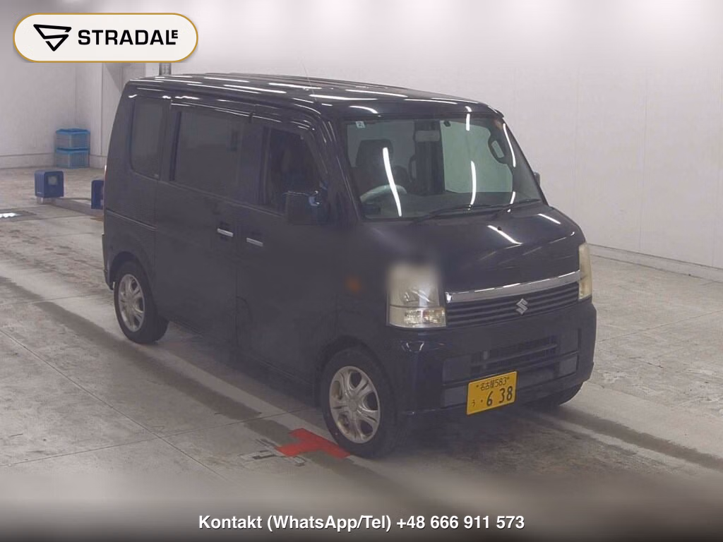 SUZUKI EVERY WAGON JP TURBO 2008, aukcja z Japonii, zdjęcie 1