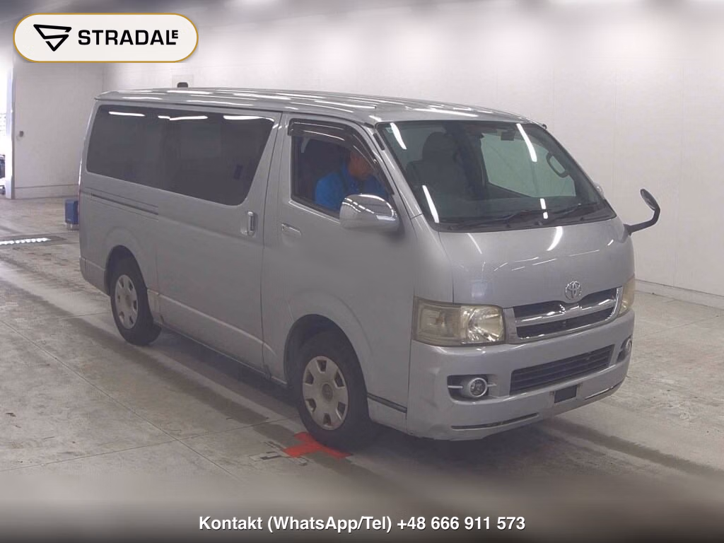 TOYOTA HIACE VAN 5D 4WD LONG SUPER GL 2007, aukcja z Japonii, zdjęcie 1