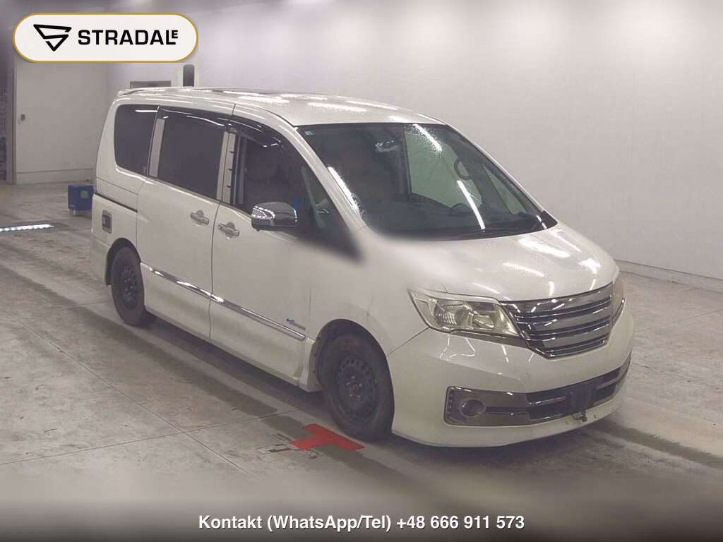 NISSAN SERENA 5D 2013, aukcja z Japonii, zdjęcie 1