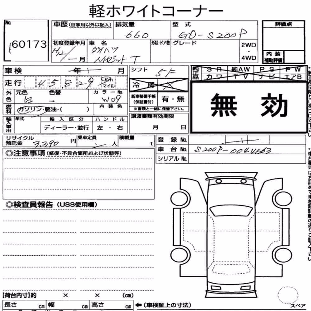 Notka aukcyjna: DAIHATSU HIJET TRUCK