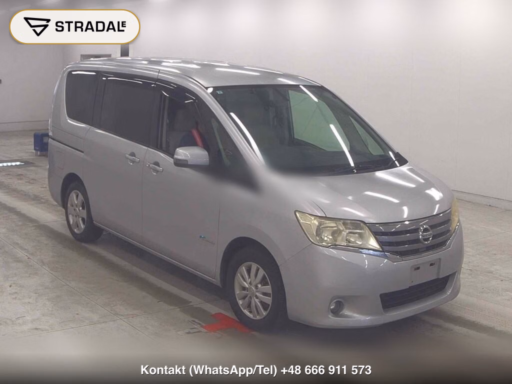 NISSAN SERENA 5D 20G S-HYBRID 2013, aukcja z Japonii, zdjęcie 1