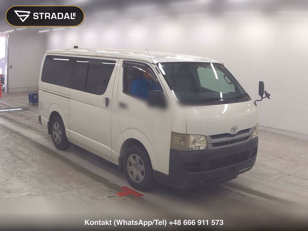 TOYOTA HIACE VAN 5D DX 2008, aukcja z Japonii, zdjęcie 1