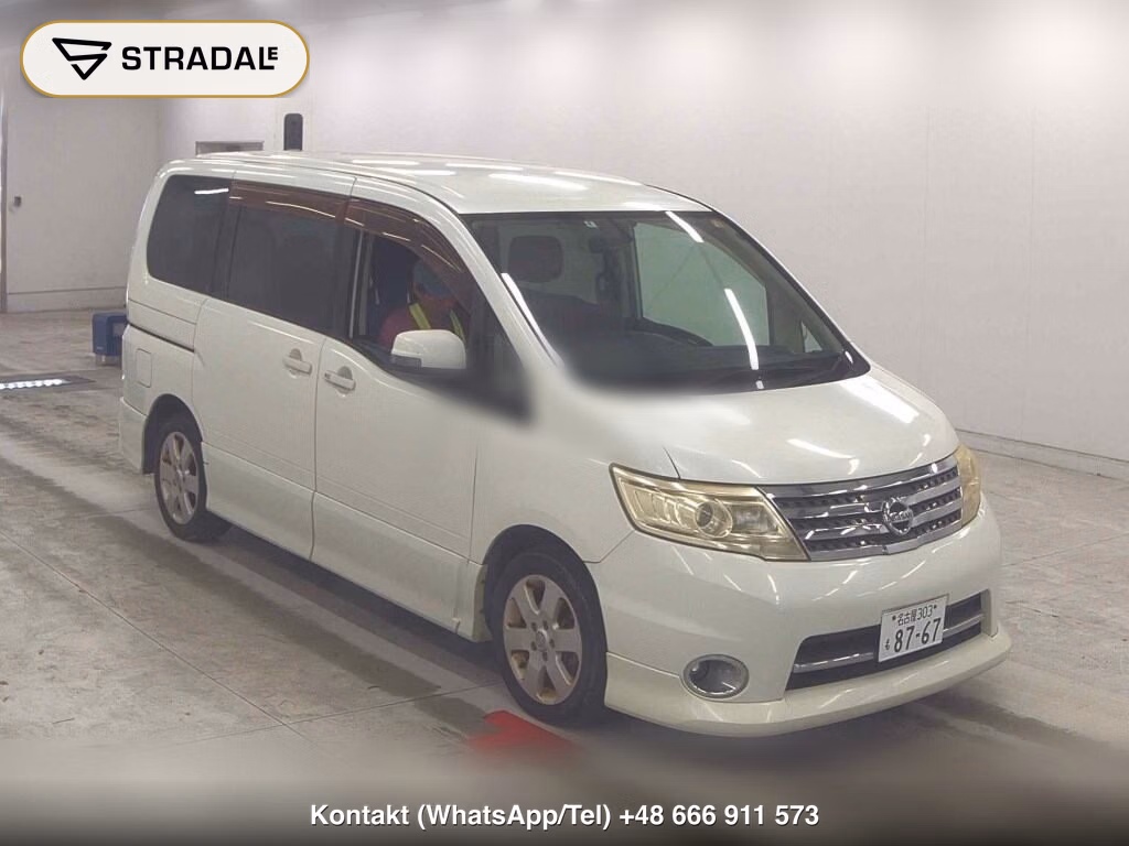 NISSAN SERENA 5D HIGHWAY STAR V AERO SELECTION 2010, aukcja z Japonii, zdjęcie 1
