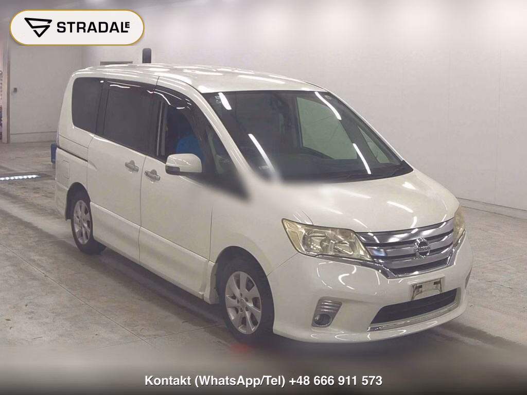 NISSAN SERENA 5D HIGHWAY STAR 2012, aukcja z Japonii, zdjęcie 1