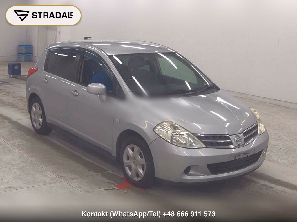 NISSAN TIIDA 15M 2009, aukcja z Japonii, zdjęcie 1