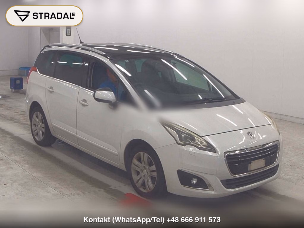 PEUGEOT 5008 CIELO 2016, aukcja z Japonii, zdjęcie 1