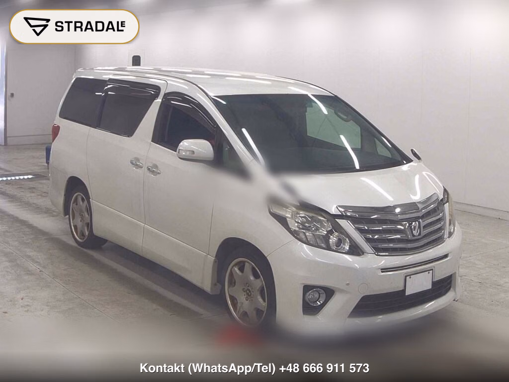 TOYOTA ALPHARD 4WD 240S 2013, aukcja z Japonii, zdjęcie 1