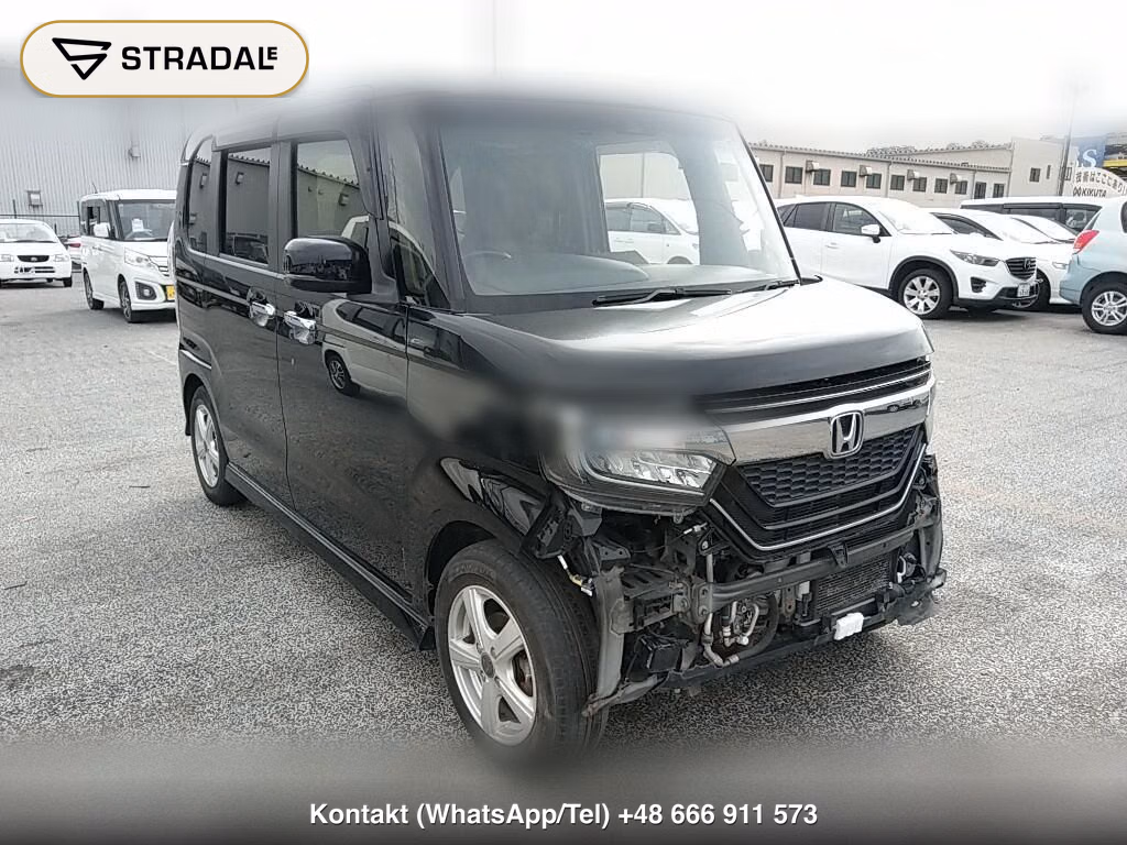 HONDA N-BOX CUSTOM G・L TURBO HONDA SENSING 2017, aukcja z Japonii, zdjęcie 1