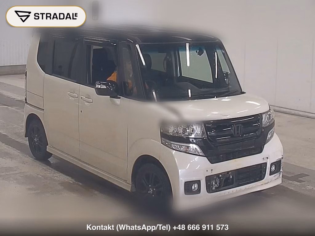 HONDA N-BOX CUSTOM 2017, aukcja z Japonii, zdjęcie 1