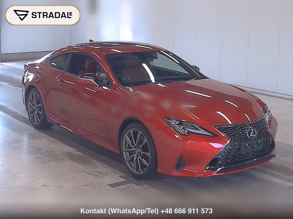 LEXUS RC RC300H F SPORT 2022, aukcja z Japonii, zdjęcie 1