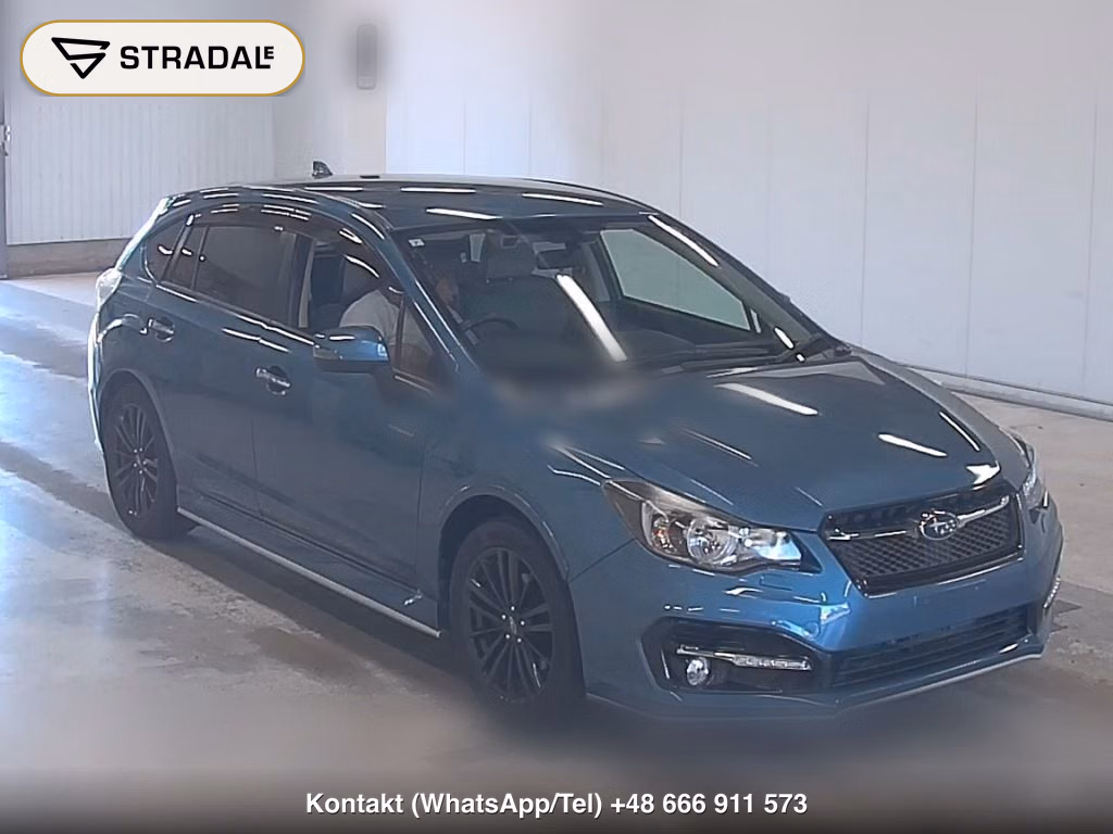 SUBARU IMPREZA SPORT HYBRID 4WD HYBRID 2.0I-S EYESIGHT 2015, aukcja z Japonii, zdjęcie 1