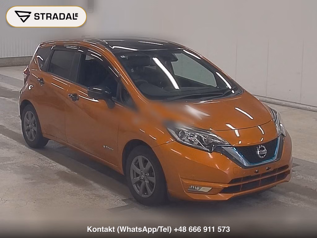 NISSAN NOTE E-POWER X BLACK ARROW 2018, aukcja z Japonii, zdjęcie 1