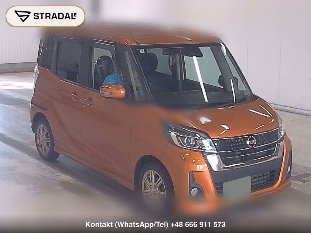 NISSAN DAYZ ROOX 4WD HIGHWAY STAR G TURBO 2017, aukcja z Japonii, zdjęcie 1