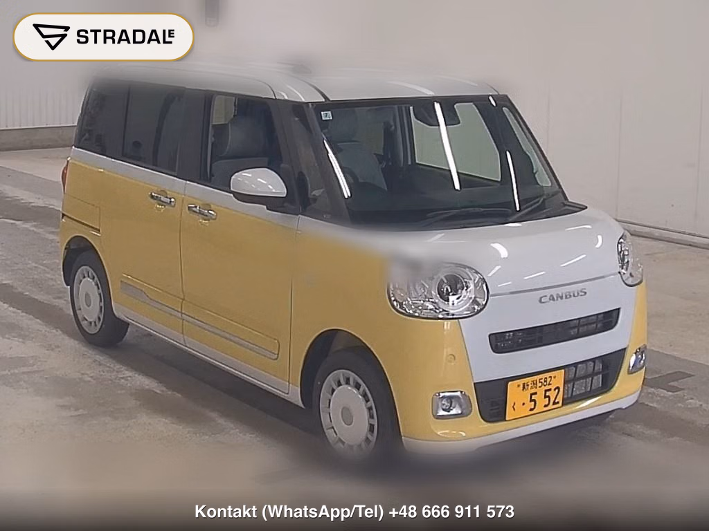 DAIHATSU MOVE CANBUS 4WD STRIPES G 2024, aukcja z Japonii, zdjęcie 1