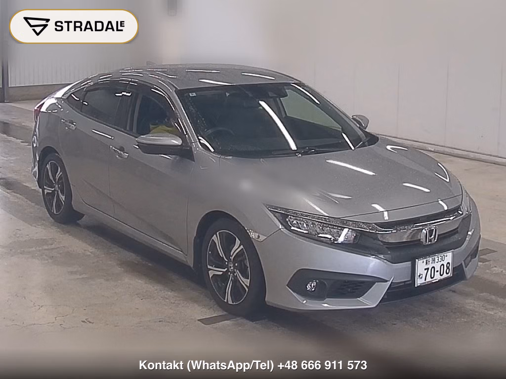HONDA CIVIC 4D SEDAN HONDA SENSING 2018, aukcja z Japonii, zdjęcie 1