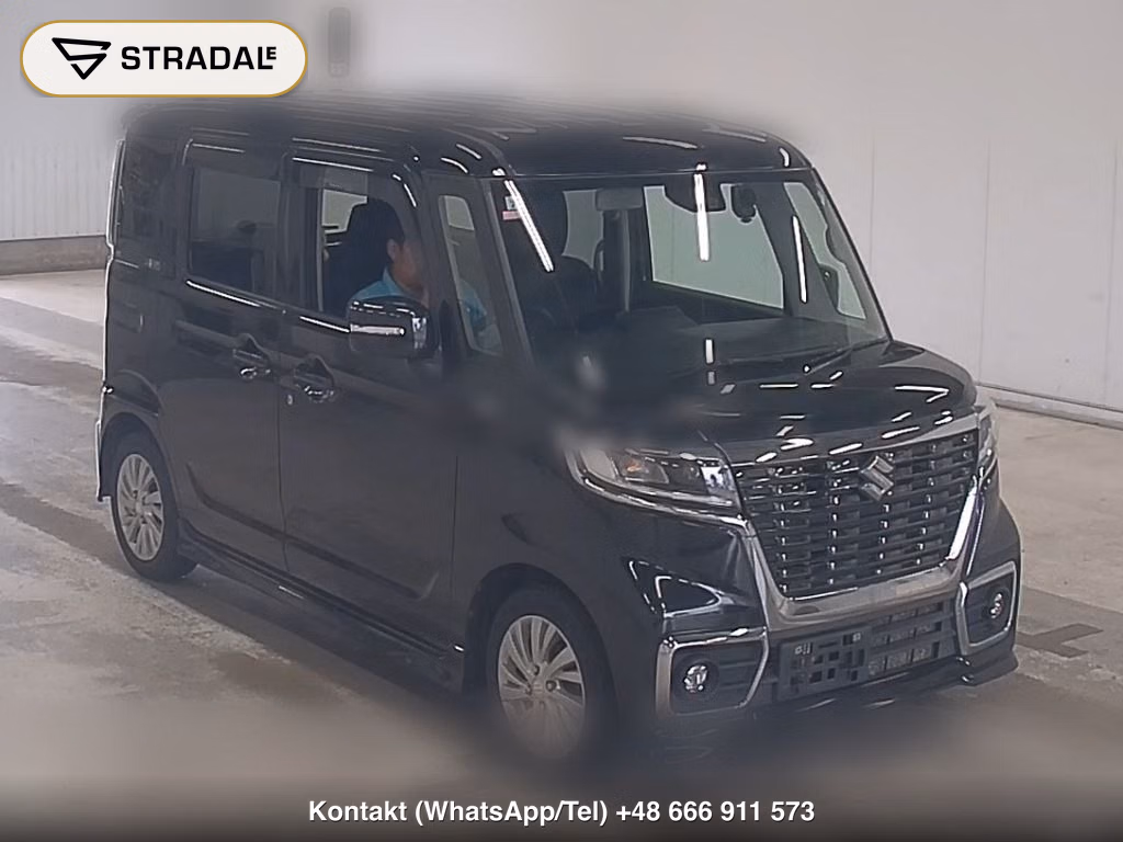 SUZUKI SPACIA CUSTOM 4WD HYBRID GS 2019, aukcja z Japonii, zdjęcie 1