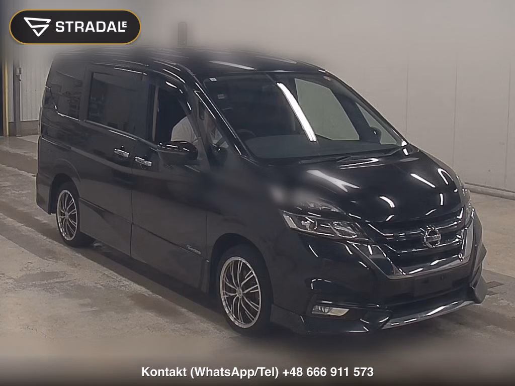 NISSAN SERENA 5D 4WD HIGHWAY STAR V SELECTION 2017, aukcja z Japonii, zdjęcie 1