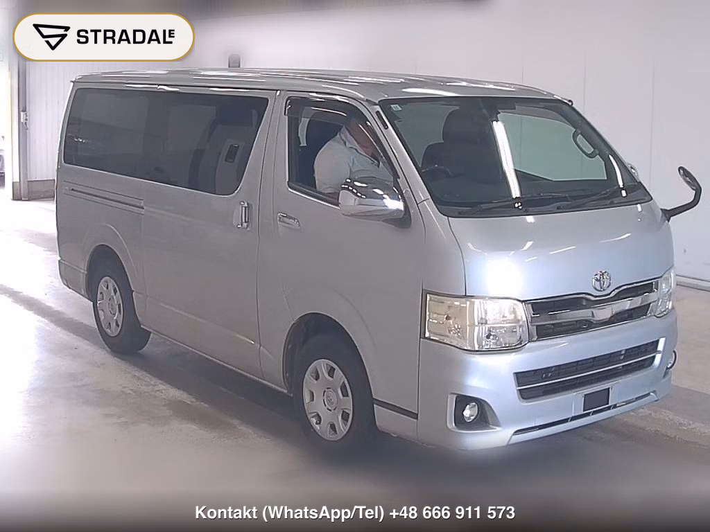 TOYOTA HIACE VAN 5D 4WD LONG SUPER GL 2012, aukcja z Japonii, zdjęcie 1
