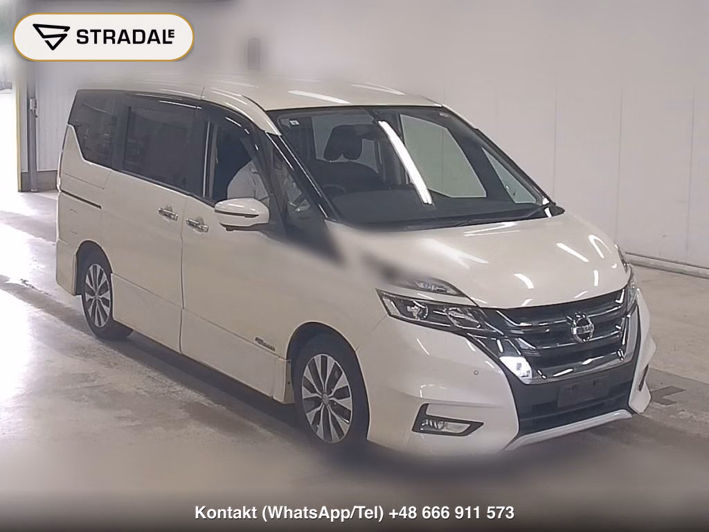 NISSAN SERENA 5D HIGHWAY STAR V SELECTION 2017, aukcja z Japonii, zdjęcie 1