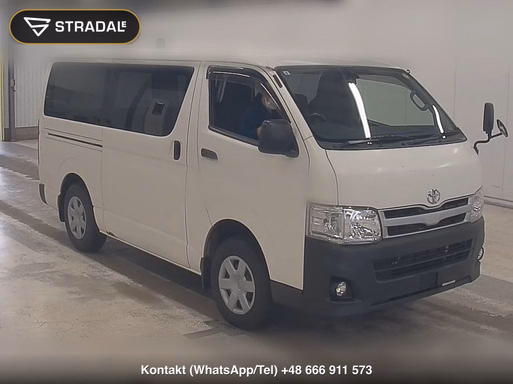 TOYOTA HIACE VAN 5D 4WD DX 2012, aukcja z Japonii, zdjęcie 1