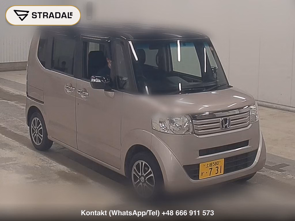 HONDA N-BOX 4WD 2TONE COLOR STYLE G・L PACKAGE 2014, aukcja z Japonii, zdjęcie 1