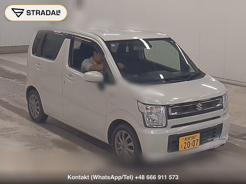 SUZUKI WAGON R 5D 4WD HYBRID FX 2017, aukcja z Japonii, zdjęcie 1