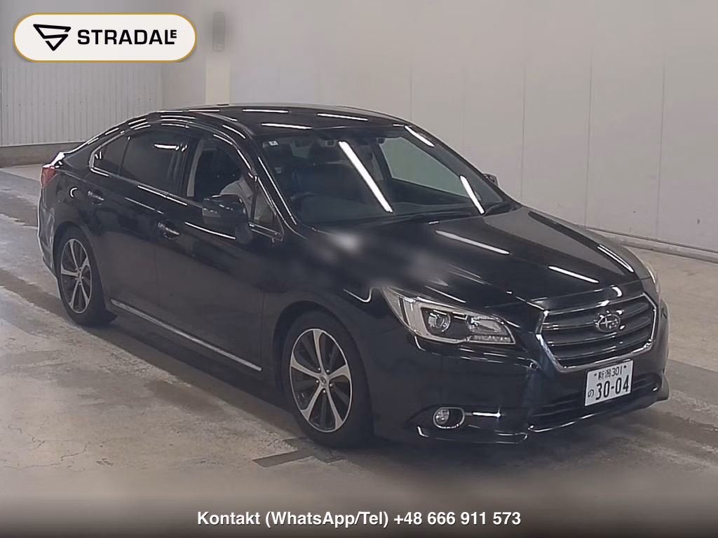 SUBARU LEGACY B4 4D 4WD LIMITED 2016, aukcja z Japonii, zdjęcie 1