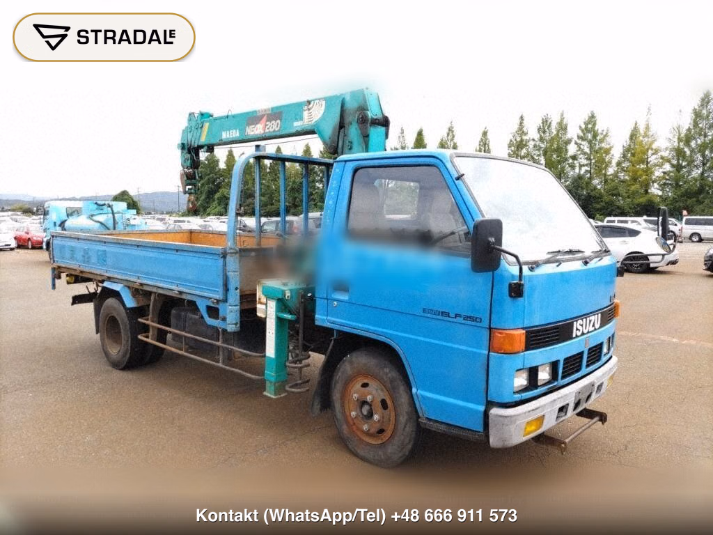 ISUZU ELF TRUCK 2D CRANE 1988, aukcja z Japonii, zdjęcie 1