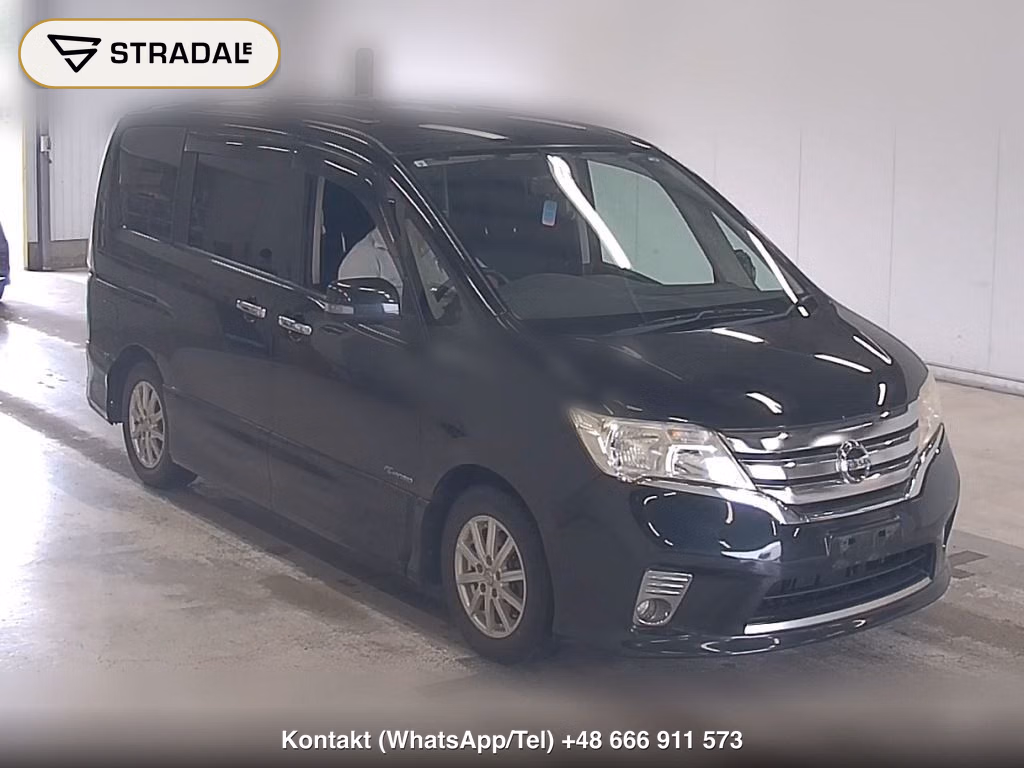 NISSAN SERENA 5D HIGHWAY STAR S-HYBRID V SELECTION 2013, aukcja z Japonii, zdjęcie 1