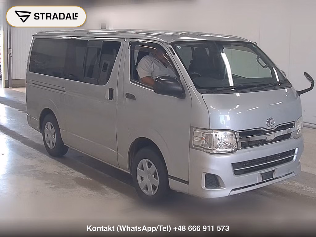 TOYOTA HIACE VAN 5D 4WD DX GL PACKAGE 2013, aukcja z Japonii, zdjęcie 1