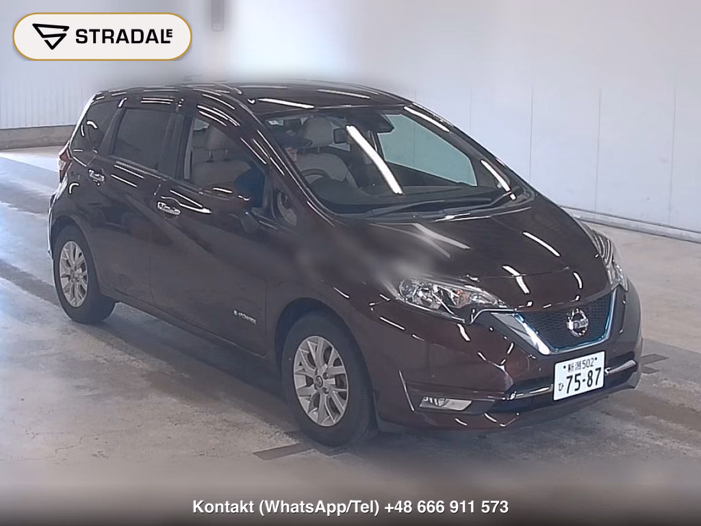NISSAN NOTE 4WD E-POWER MEDALIST FOUR 2018, aukcja z Japonii, zdjęcie 1