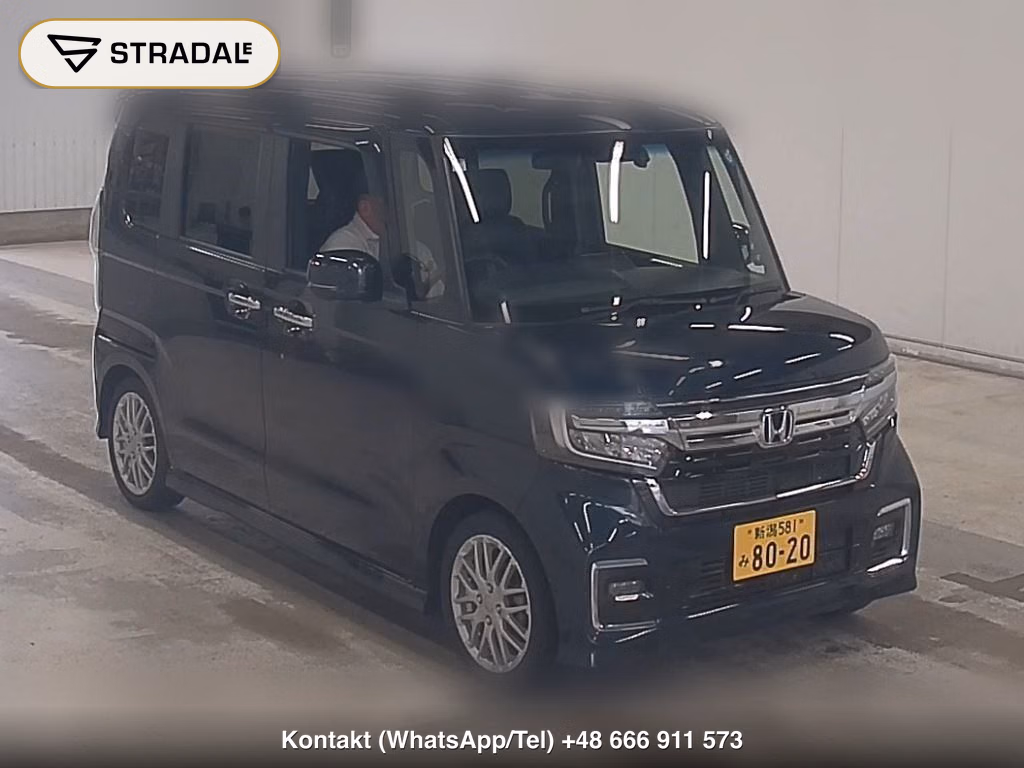 HONDA N-BOX CUSTOM L･TURBO 2022, aukcja z Japonii, zdjęcie 1