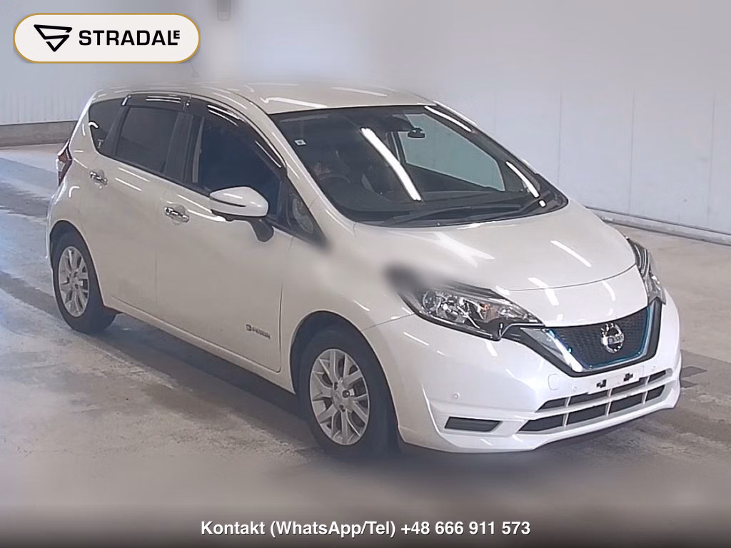 NISSAN NOTE E-POWER X 2017, aukcja z Japonii, zdjęcie 1