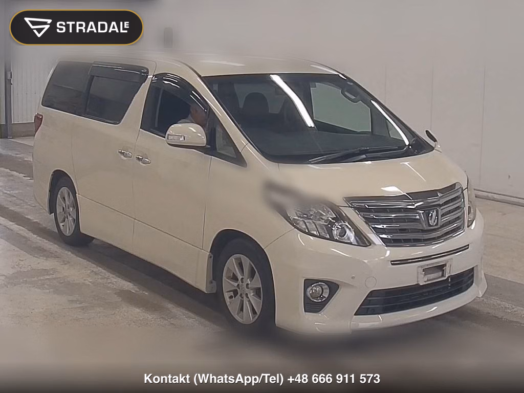 TOYOTA ALPHARD 240S 2012, aukcja z Japonii, zdjęcie 1