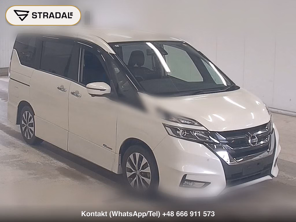 NISSAN SERENA 5D HIGHWAY STAR V SELECTION 2017, aukcja z Japonii, zdjęcie 1