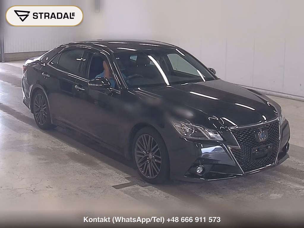 TOYOTA CROWN HYBRID ATHLETE S BLACK STYLE 2015, aukcja z Japonii, zdjęcie 1