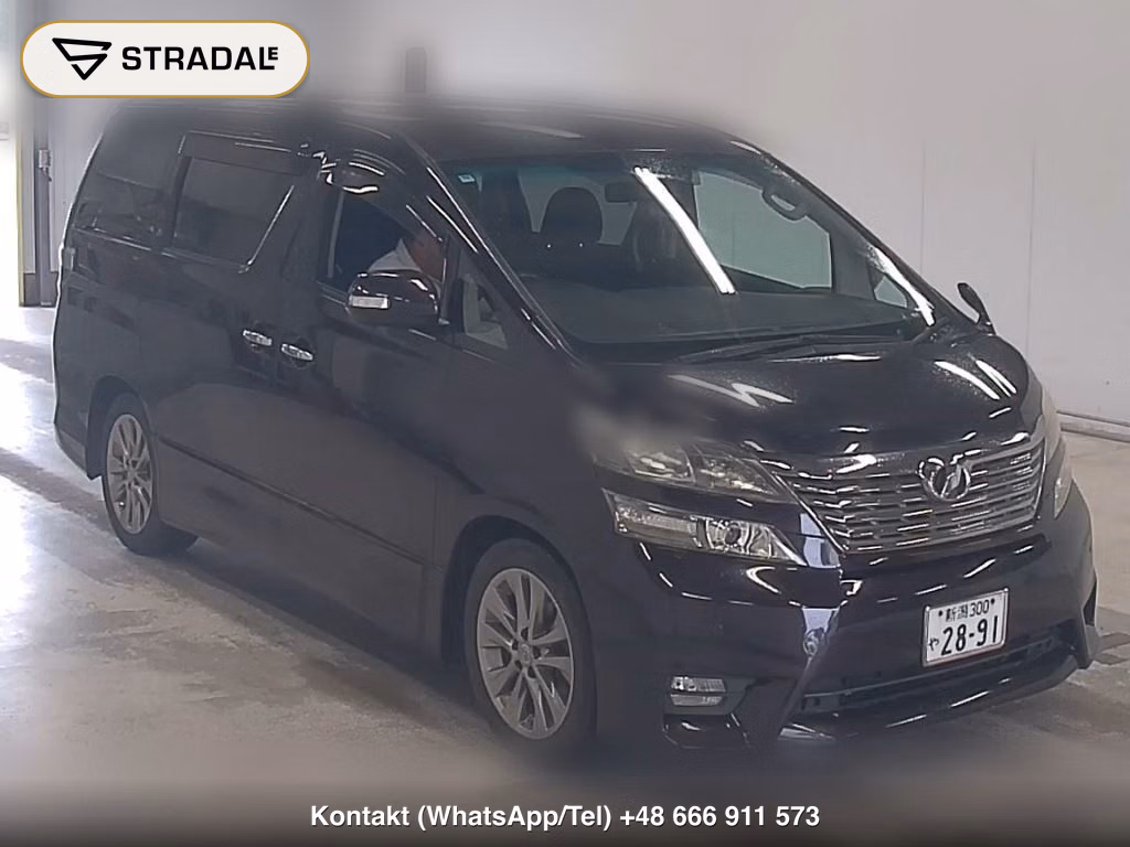 TOYOTA VELLFIRE 2010, aukcja z Japonii, zdjęcie 1