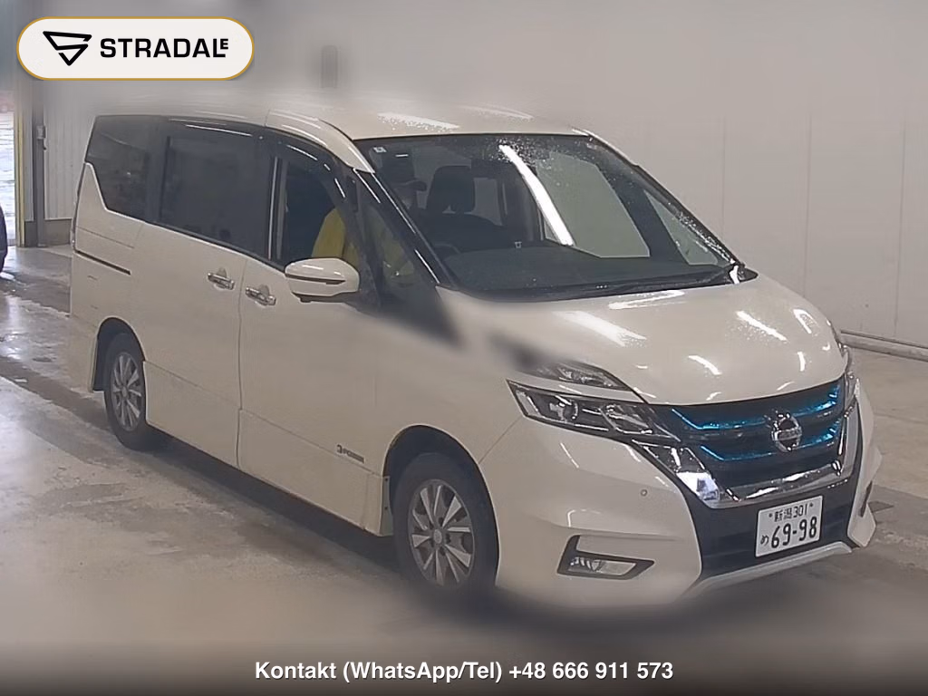 NISSAN SERENA 5D E-POWER HIGHWAY STAR V 2018, aukcja z Japonii, zdjęcie 1