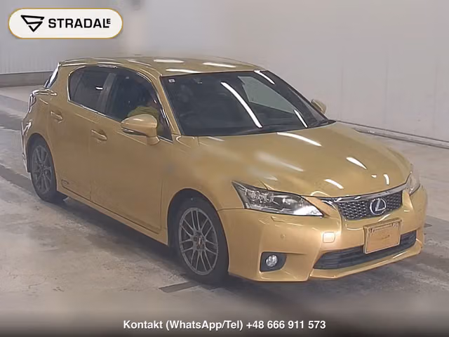 LEXUS CT CT200H F SPORT 2011, samochód z aukcji Japonii