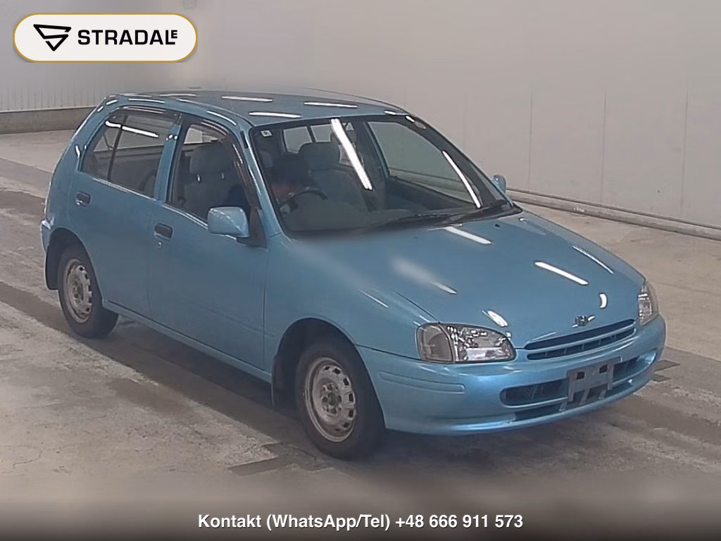 TOYOTA STARLET 5D 4WD 1998, aukcja z Japonii, zdjęcie 1